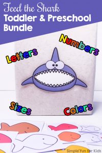 Feed the Shark Toddler and Preschool Bundle - Simple Fun for Kids Shop