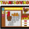 Ten fun EDITABLE Thanksgiving-themed digital LEGO challenges for Google Slides and Google Classroom. Students can practice skills such as copying & pasting, dragging & dropping, typing in text boxes, and counting in a super-engaging way.