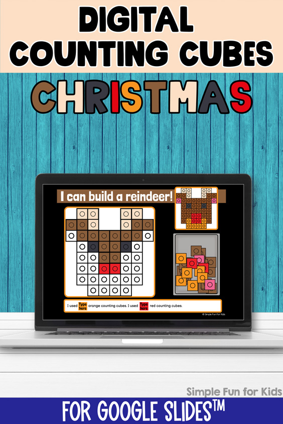 Ten fun and engaging Christmas-themed digital counting cubes challenges for Google Slides and Google Classroom. Kindergarteners and first graders can practice skills such as copying & pasting, dragging & dropping, typing in text boxes, and counting in a super-engaging way.